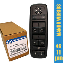 Cargar imagen en el visor de la galería, Mando elevavidrios piloto 11 pines 2 auto KK G4 #823ab