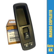 Cargar imagen en el visor de la galería, Mando elevavidrios copiloto 6 pines 1 auto KK G4 #544ag