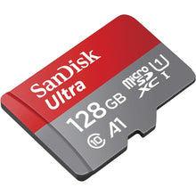 Cargar imagen en el visor de la galería, Memoria sandisk roja-gris 128GB/microSDXC