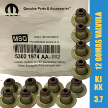 Cargar imagen en el visor de la galería, Combo 3 gomas valvula 3.7 4.7 KJ KK WJ WK XK 4u #974aa
