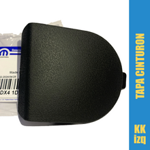 Cargar imagen en el visor de la galería, Tapa asiento cinturon KK negro izq #dk7ab
