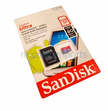 Cargar imagen en el visor de la galería, Memoria sandisk roja-gris 128GB/microSDXC
