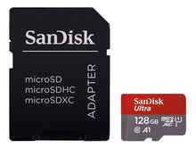 Cargar imagen en el visor de la galería, Memoria sandisk roja-gris 128GB/microSDXC
